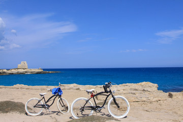 Fototapeta premium Spiaggia Puglia - Vacanze ecologiche