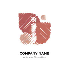 ijLetter Logo with Vintage Grunge Cut Design. Destroyed Drawing Elegant Letter Icon Vector, Abstract Alphabet logotype on gray background.