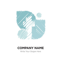 t Letter Logo with Vintage Grunge Cut Design. Destroyed Drawing Elegant Letter Icon Vector, Abstract Alphabet logotype on blue background.