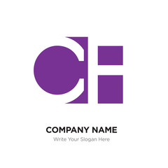 Abstract letter CB BC logo design template, Purple Alphabet initial letters company name concept. Flat thin line segments connected to each other