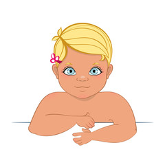 cartoon baby character