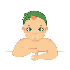 cartoon baby character