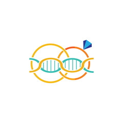 Dna Wedding Logo Icon Design