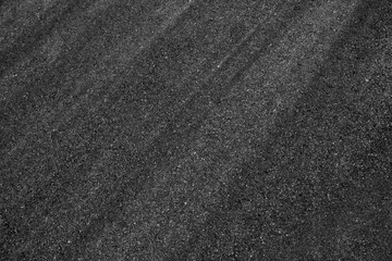 Obraz premium The tire marks on the pavemen