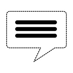 speech bubble message icon vector illustration design