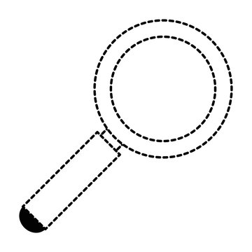 search magnifying glass icon vector illustration design