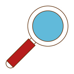 search magnifying glass icon vector illustration design