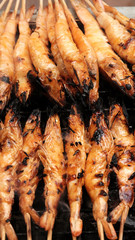 Grill shrimp for lunch