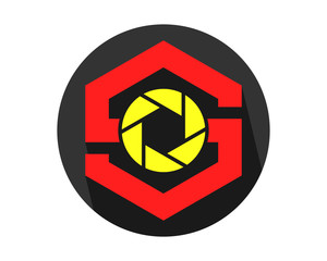 typography lens camera photo photography photographer photographic image vector icon