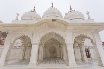 White Temple at Agra Fort 