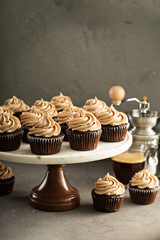 Chocolate espresso cupcakes