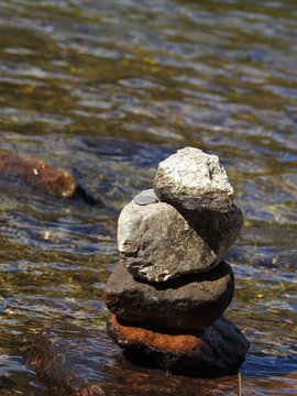 Stonetower with coin