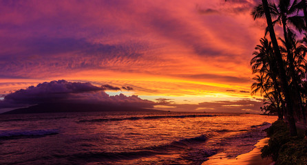 Colorful Maui Sunset