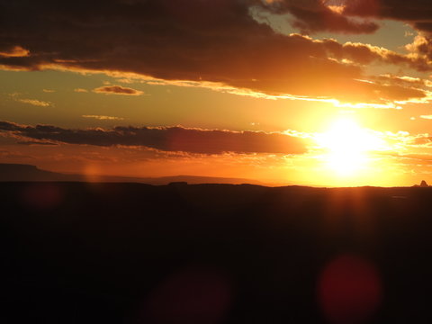 Sunset with clouds 2