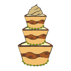 Detailed cake icon