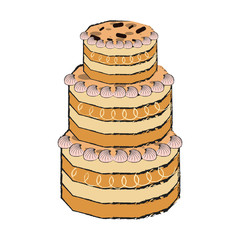 Detailed cake icon