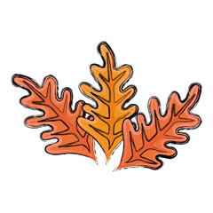 dry leaves design concept