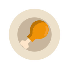 chicken legs icon