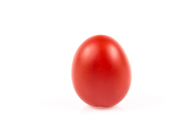 Cherry tomato on white