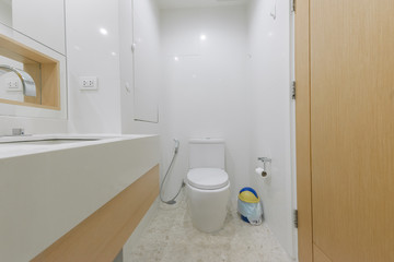 Fototapeta na wymiar Interior of modern bathroom
