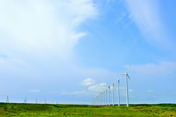 風力発電　サロベツ原野
