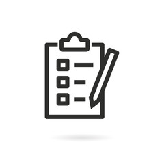 Fototapeta premium Form vector icon.