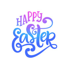 Happy Easter banner, greeting card background template