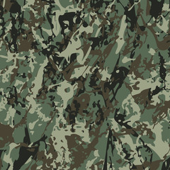 Abstract Vector Military Camouflage Background
