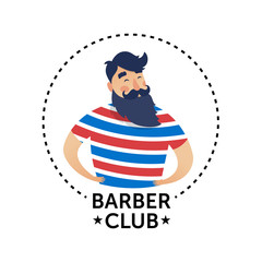 Barbershop vector character