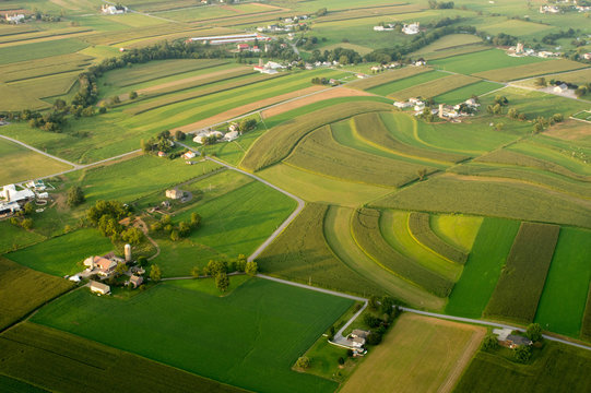 Aerial of Farmland