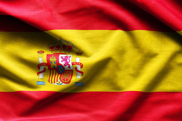 Spain waving flag
