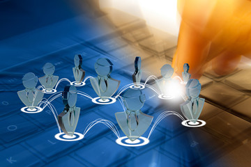 social network.