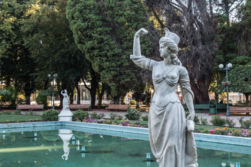 public monuments in Angol main square