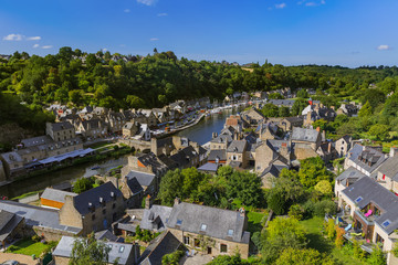 Fototapeta na wymiar Village Dinan in Brittany - France