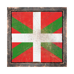 Fototapeta premium Old Basque country flag