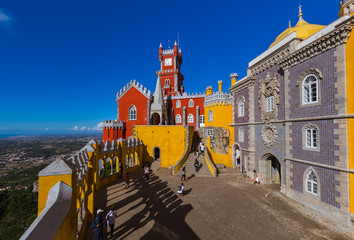 Obraz premium Pena Palace in Sintra - Portugal