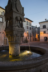 Fototapeta na wymiar Fontana Medioevale