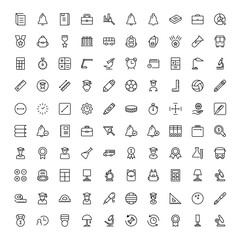 Fototapeta premium Flat icon set