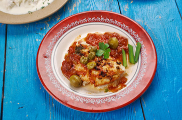 Salt Cod in a Tomato Sauce