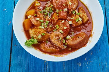 Chicken Shrimp Sausage Gumbo