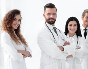 Fototapeta premium closeup.a group of doctors.