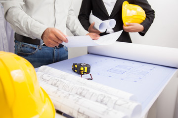 Architect sketching.