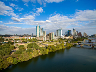 Aerial view of Austin, Texas, skyline