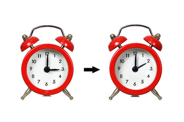 Fall back. Daylight Saving Time 