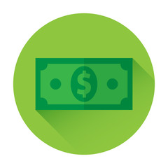 Money icon flat