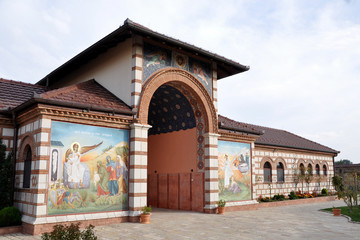 Fototapeta na wymiar Kac Monastery, Dedicated to the Resurrection of Christ.Serbia
