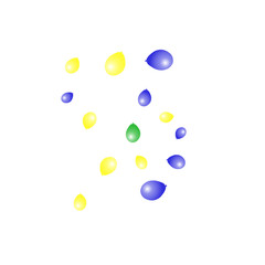Background with Colorful balloons. Simple Feminine Pattern for Card, Invitation, Print. Trendy Decoration with Beautiful balloons. 
