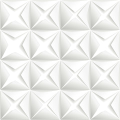 Paper stars. Vector seamless pattern. Abstract texture that simulates the cut out paper style.
