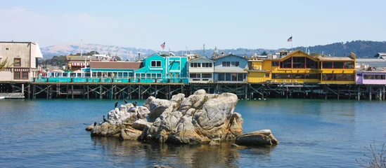 Fotobehang VS - Monterey Fisherman& 39 s Wharf (Californië) © Brad Pict
