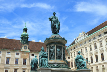 Fototapeta na wymiar Monument to Emperor Franz I in Vienna.
